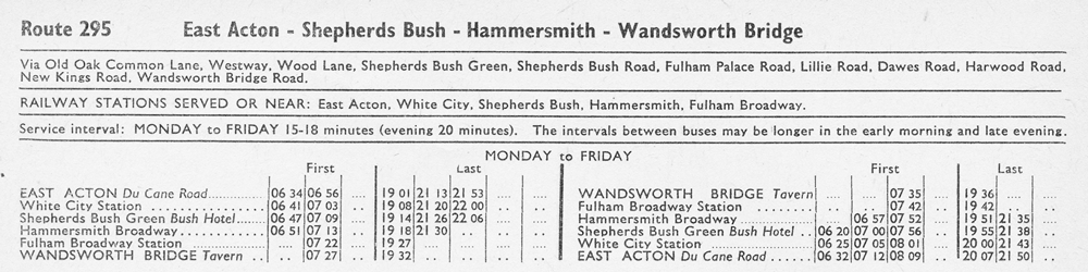 September 1968 first and last times