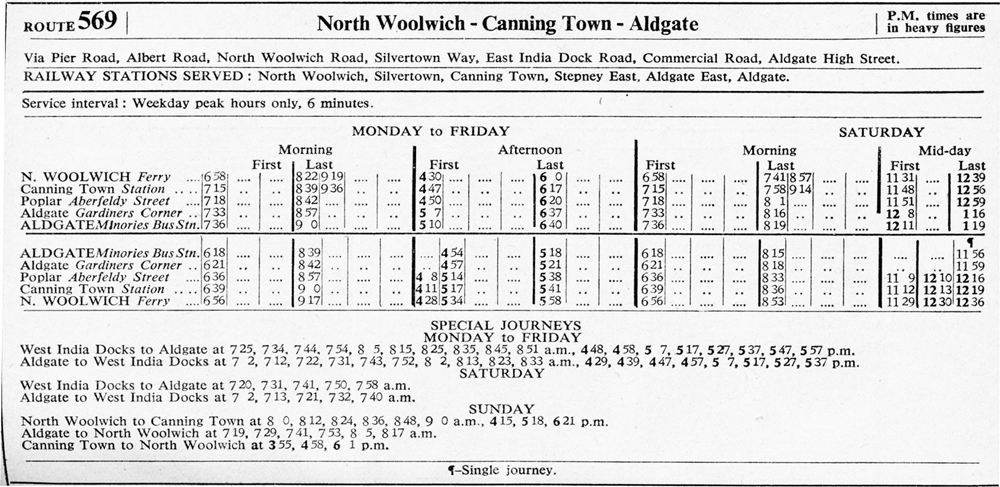 October 1950 times