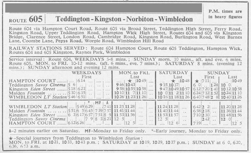 October 1950 first and last times